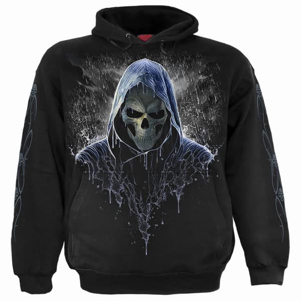 Spiral Direct Unisex Adult Reaping In The Rain Hoodie Black S