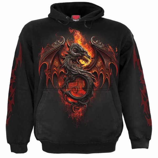 Spiral Direct Unisex vuxen Infernal Duel Hoodie Black S