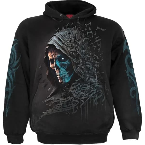 Spiral Direct Unisex Adult Midnight Blues Hoodie Black S