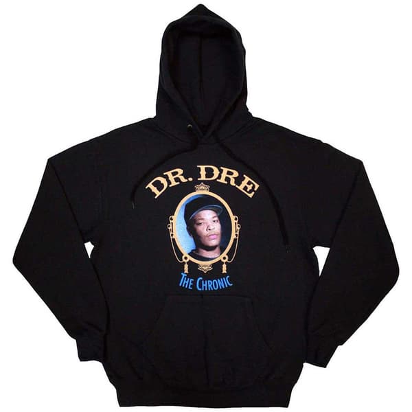 Dr. Dre Unisex Adult The Chronic Pullover Hoodie Black XXL