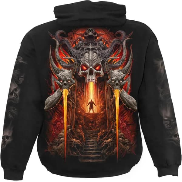 Spiral Direct Unisex Adult Gates Of Hell Hoodie