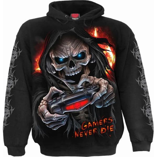 Spiral Direct Unisex vuxen Respawn Hoodie Black XL