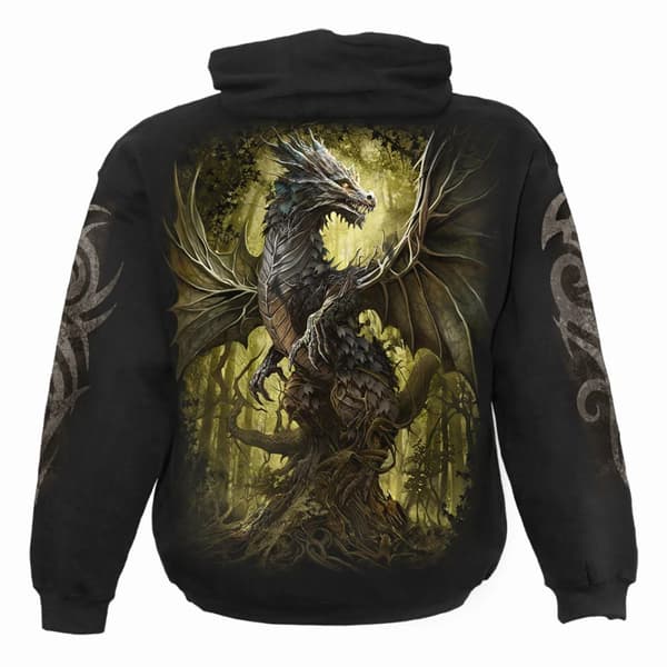 Spiral Direct Unisex Adult Oak Dragon Hoodie