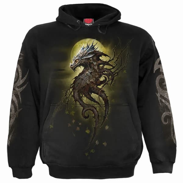 Spiral Direct Unisex Adult Oak Dragon Hoodie
