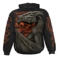 Miniatyrbild 2 av 3: Spiral Direct Unisex Vuxen Majestic Draco Hoodie