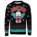 Miniatyrbilde 1 av 2: The Simpsons Unisex Adult Joker Knitted Jumper