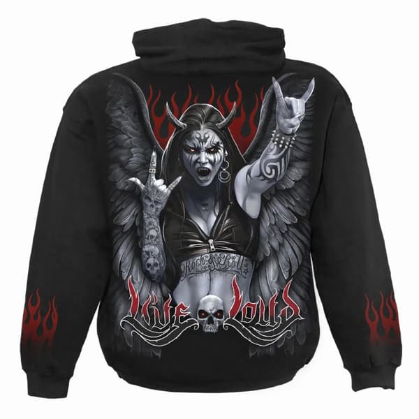 Spiral Direct Unisex Adult Rock Loud Hoodie