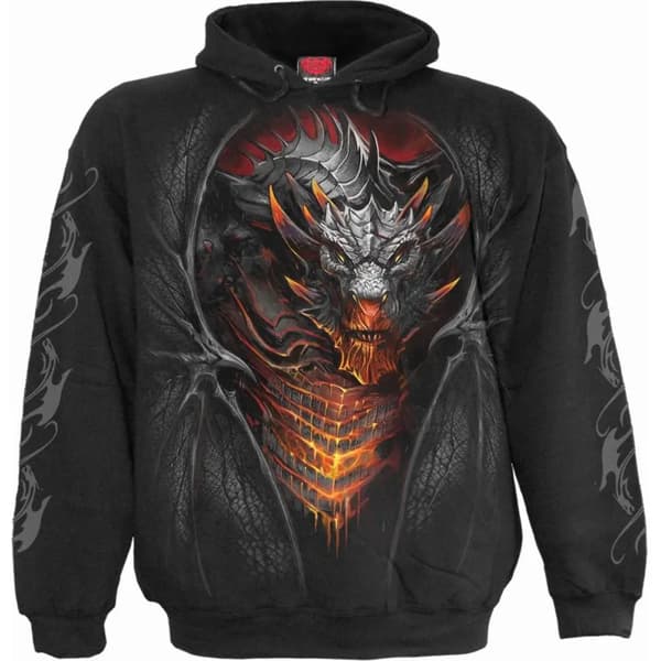 Spiral Direct Unisex vuxen Draconis Hoodie
