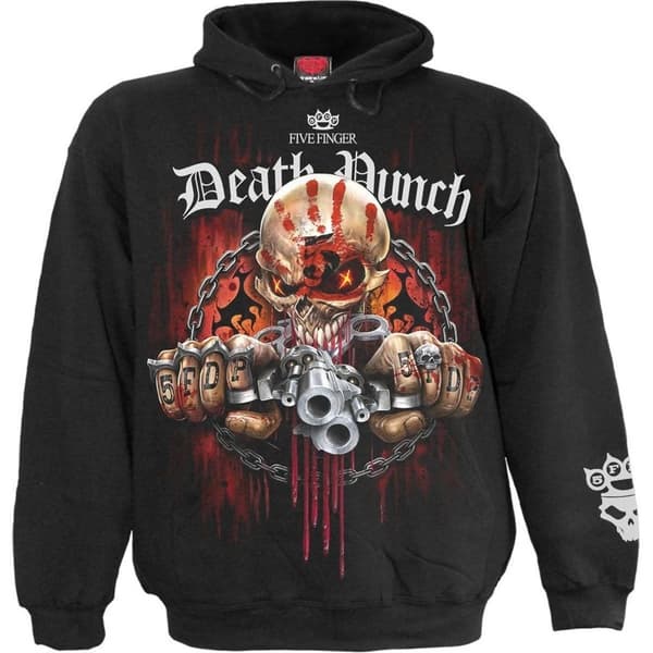 Spiral Direct Unisex Vuxen Assassin Five Finger Death Punch Hoodie Black S