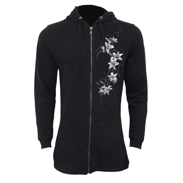 Spiral Direct Dam/Ladies Pure Of Heart Hoodie med full dragkedja Black S
