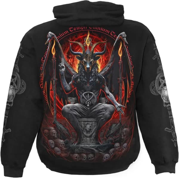 Spiral Direct Unisex Baphomet Hoodie för vuxna
