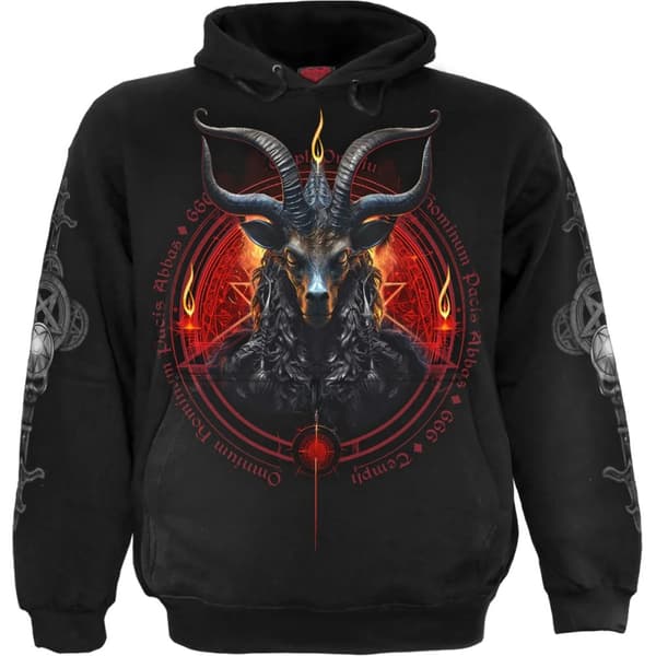 Spiral Direct Unisex Baphomet Hoodie för vuxna