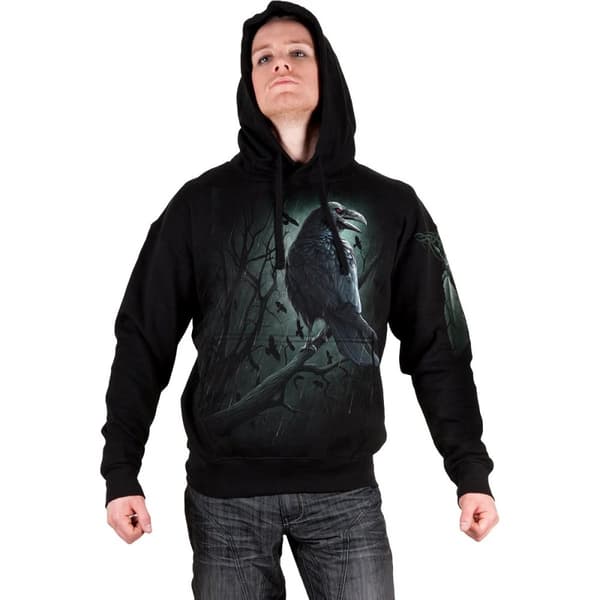Spiral Direct Unisex Adult Shadow Raven Hoodie