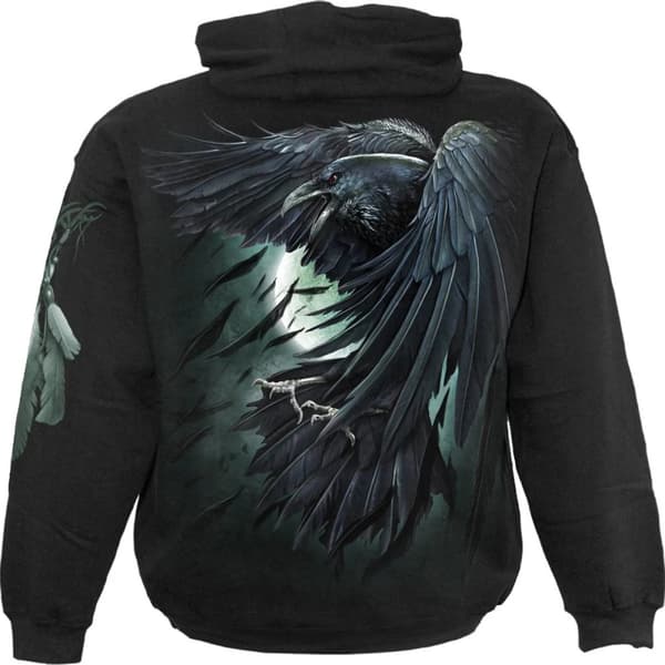 Spiral Direct Unisex Adult Shadow Raven Hoodie