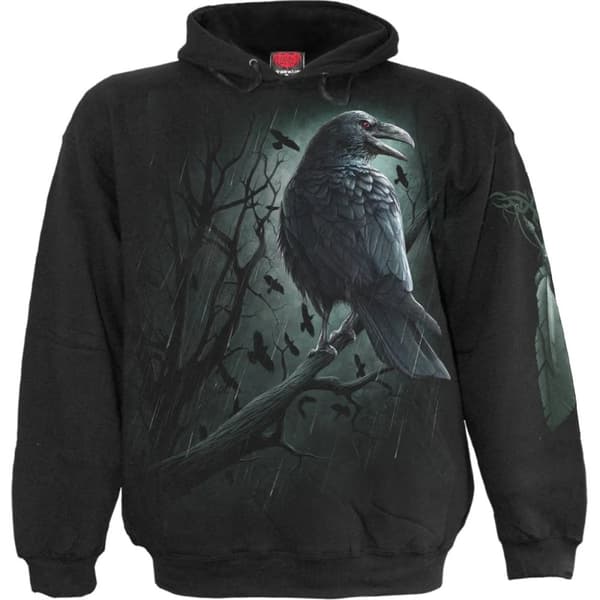 Spiral Direct Unisex Adult Shadow Raven Hoodie