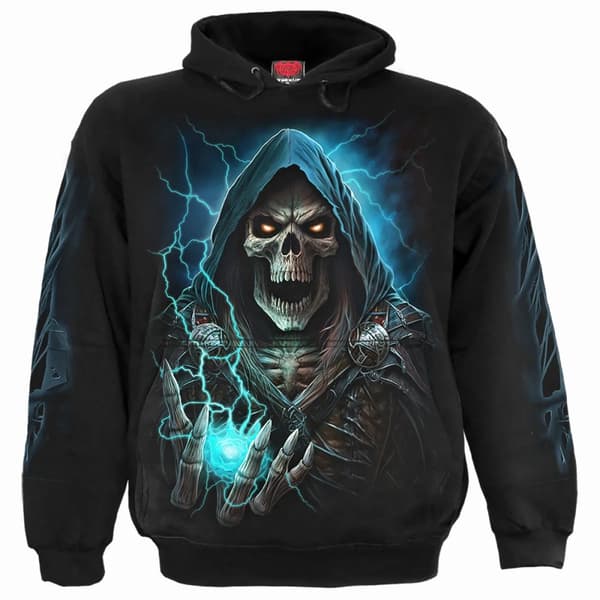 Spiral Direct Unisex Adult Dead Metal Hoodie Black S