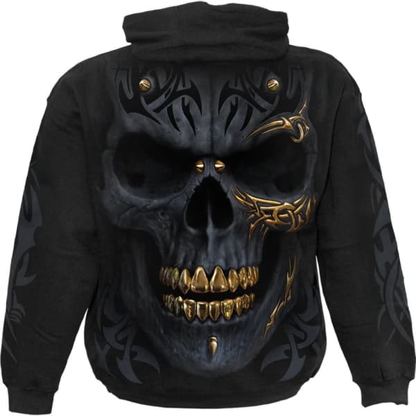 Spiral Direct Unisex Vuxen Svart Guld Hoodie