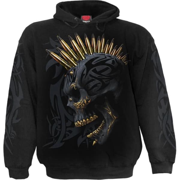 Spiral Direct Unisex Vuxen Svart Guld Hoodie