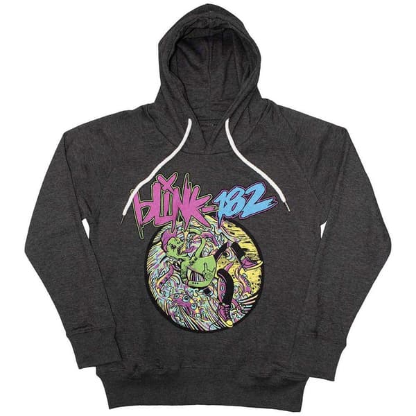 Blink 182 Unisex Adult Overboard Event Hoodie Charcoal Grey XXL