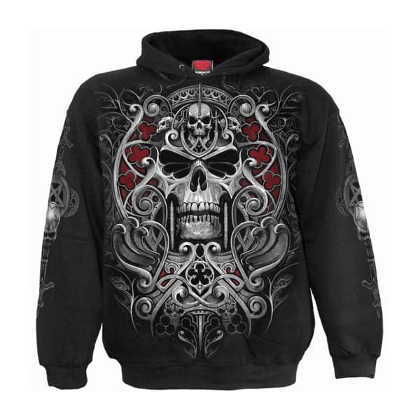 Spiral Direct Unisex Adult Reaper´s Door Hoodie Black S