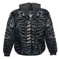 Miniatyrbilde 2 av 2: Spiral Direct Unisex Adult Skull Armour Hoodie