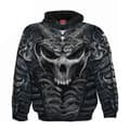 Miniatyrbilde 1 av 2: Spiral Direct Unisex Adult Skull Armour Hoodie