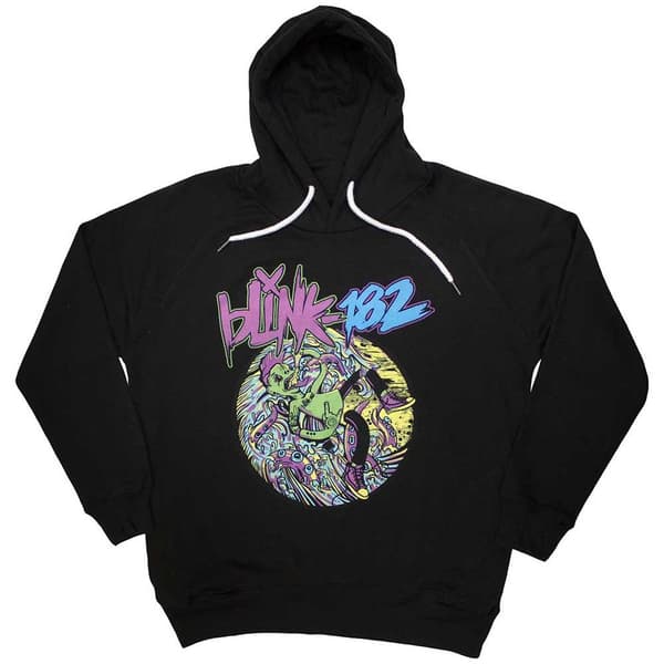 Blink 182 Unisex Adult Overboard Event Hoodie Black XL