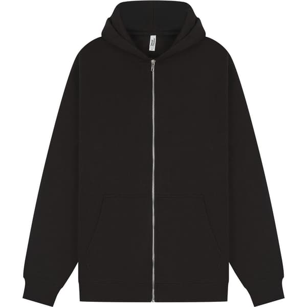 Casual Classics Unisex Adult Core Ringspun Cotton Tall Full Zip Hoodie