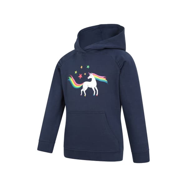 Mountain Warehouse Childrens/Kids Unicorn Glitter Rainbow Hoodie