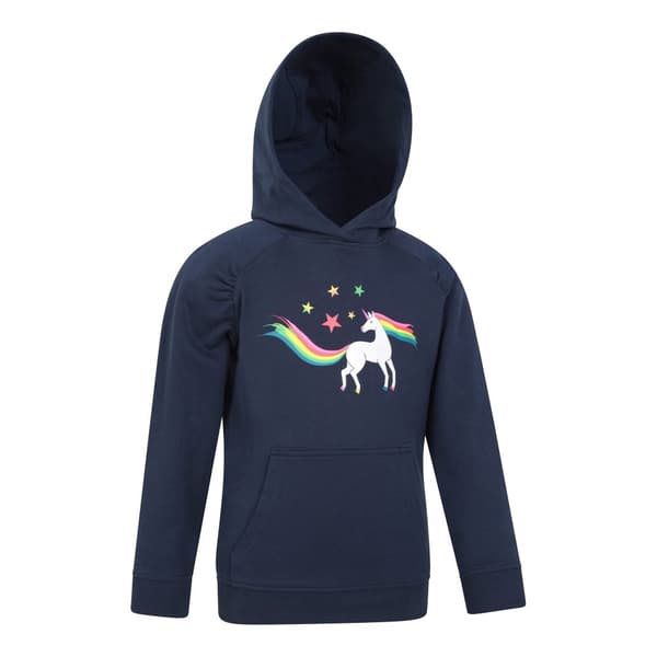 Mountain Warehouse Childrens/Kids Unicorn Glitter Rainbow Hoodie