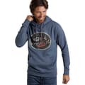 Miniatyrbild 3 av 3: Weird Fish Bryant Logo Hoodie med tryck för herrar