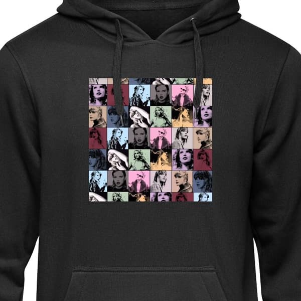 Huvtröja för Barn | Bekväm Barn-Hoodie Taylor Swift Svart 12-13 År Huvtröja för Barn | Bekväm Barn-Hoodie Taylor Swift Svart 12-13 År