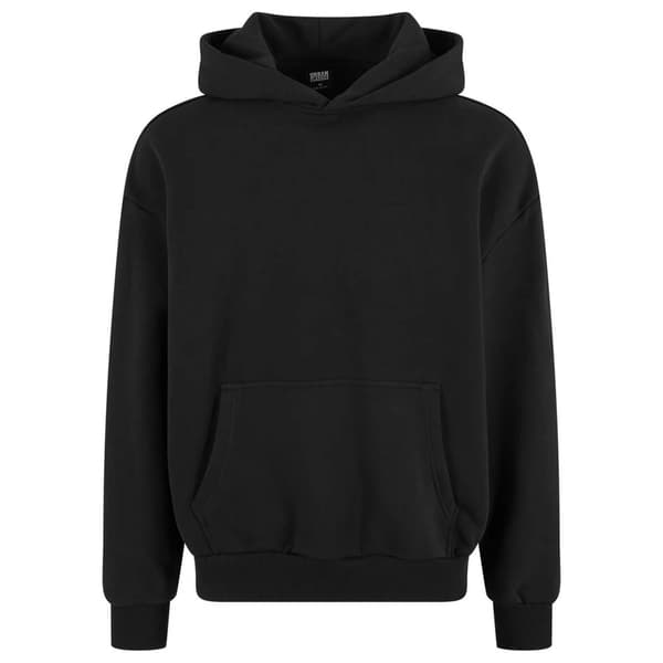 Urban Classics Mens Basic Oversized Hoodie Black M