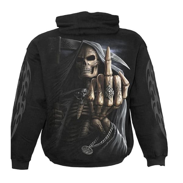 Spiral Direct Unisex Adult Bone Finger Hoodie