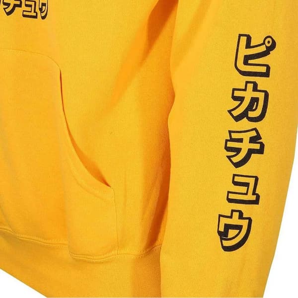 Pokemon Unisex Adult Katakana Pikachu Hoodie