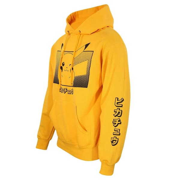 Pokemon Unisex Adult Katakana Pikachu Hoodie