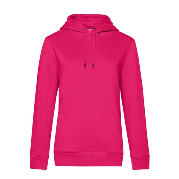B&C Dame/damer Queen hættetrøje Magenta Pink S