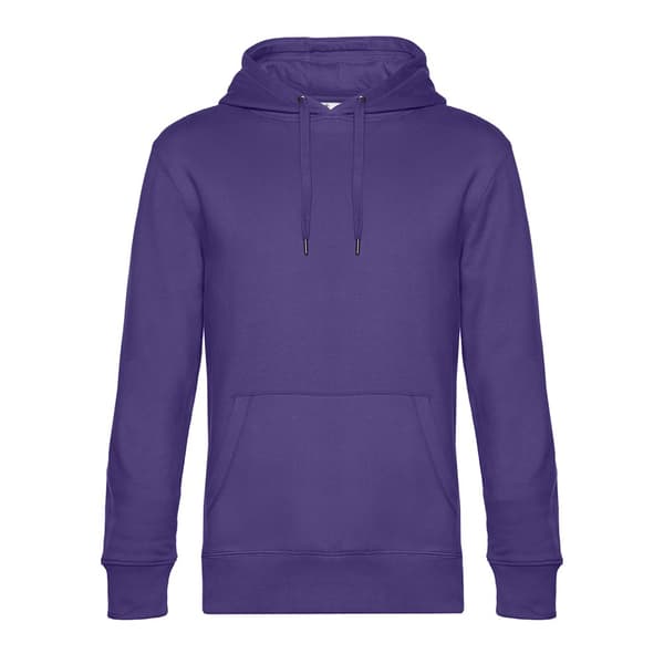B&C King Hoodie til mænd Radiant Purple 3XL