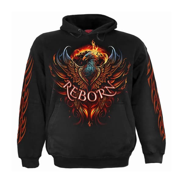 Spiral Direct Unisex Adult Ashes Reborn Hoodie Black XXL