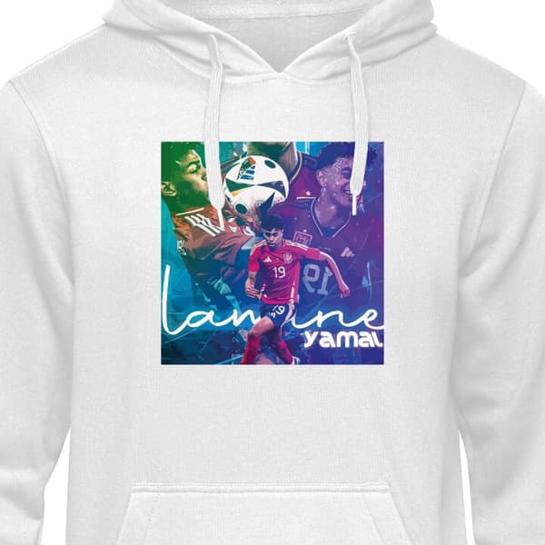Huvtröja för Barn | Bekväm Barn-Hoodie Lamine Yamal FCB
