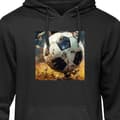 Miniatyrbild 1 av 3: Huvtröja för Barn | Bekväm Barn-Hoodie Fotboll