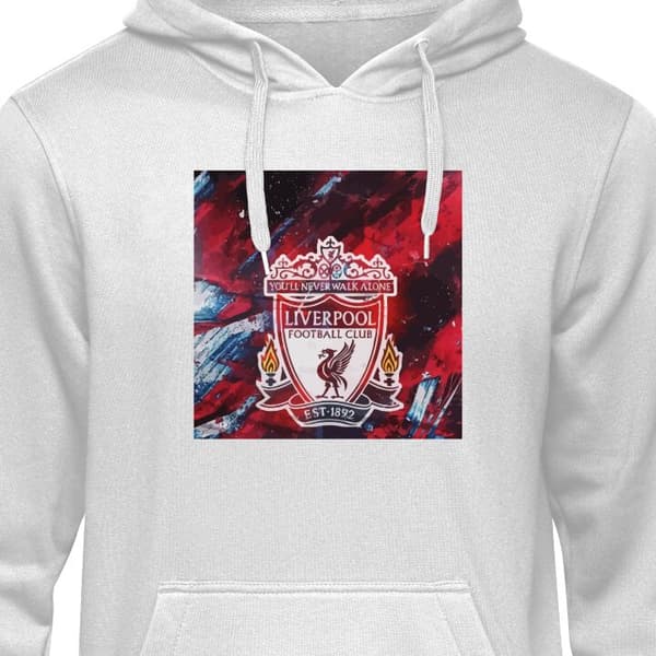 Klassisk Hoodie | Hættetrøje til Voksne Liverpool