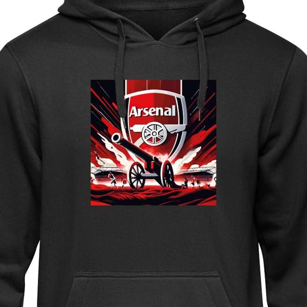 Klassisk Hettegenser | Hettegenser for Voksne Arsenal