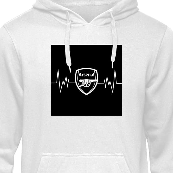 Klassisk Hoodie | Hættetrøje til Voksne Arsenal