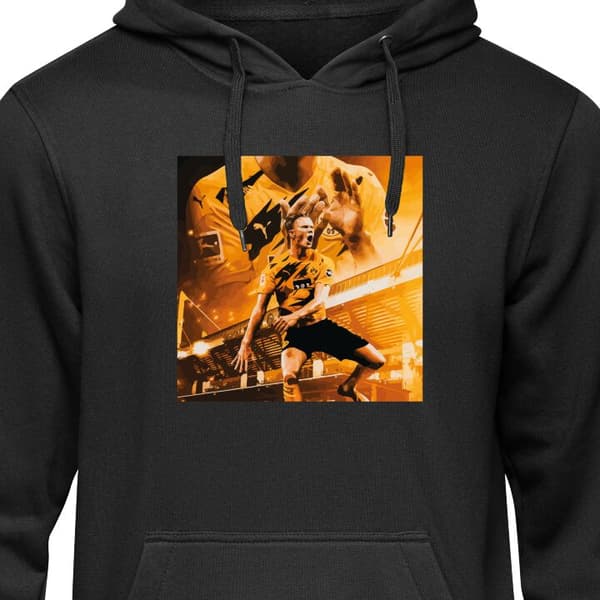 Klassisk Hoodie | Huvtröja för Vuxna Erling Haaland