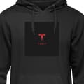 Miniatyrbild 1 av 10: Huvtröja för Barn | Bekväm Barn-Hoodie Tesla Svart 7-8 År