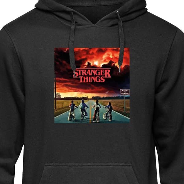 Klassisk Hettegenser | Hettegenser for Voksne Stranger Things
