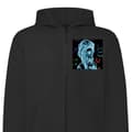 Miniatyrbilde 1 av 3: Hettegenser med Glidelås | Zip-Hettegenser for Voksen holde Svart XX-Large