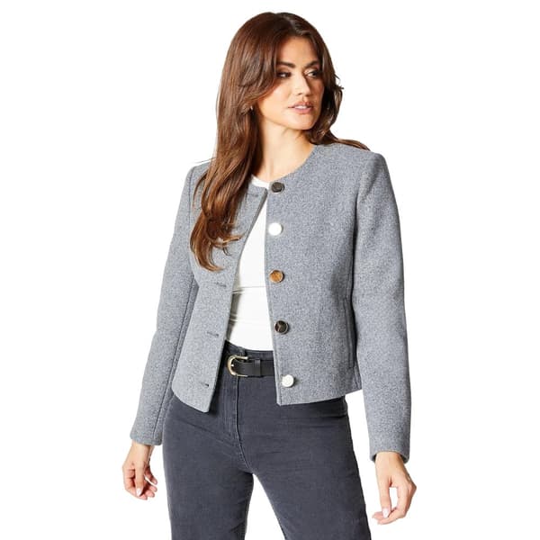 Principles Womens/Ladies Faux Wool Collarless Jacket