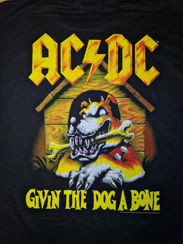 Ac/dc Giving the Dog a Bone Zip-up Huppari